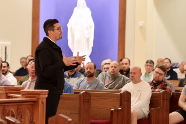 Dads at Sacred Heart